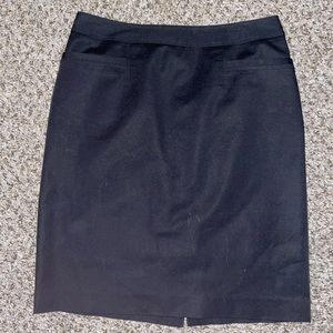 Black pencil skirt